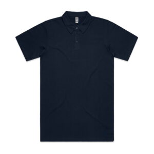 AS Colour Mens Chad Polo Custom Wholesale Print Dropship Fulfillment Navy Front