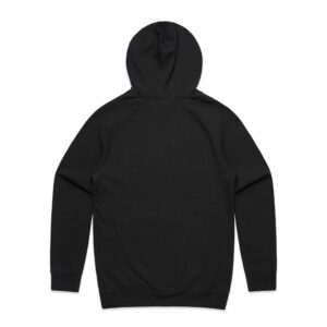 Mens AS Colour Hoodie Pullover Custom Photo Image Design Black Back