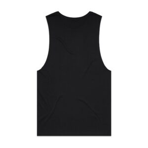 Mens AS Colour Tank Muscle Top Custom Photo Image Design Black Back